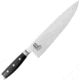 Dragon by Apogee Chefs Knife, 10in, CTS-BD1 SS blade Kitchen Knives, 15.25in Overall, 10in Satin Cts-Bd1 SS Blade, SS Bolster, Fda Approved Black Resin And Linen Canvas Micarta Handle, DRGN-CHEF-1000