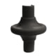 Draves Komfort Kisser Button, 25 pk., Black, 170725B