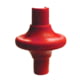 Draves Komfort Kisser Button, 25 pk., Red, 170725R