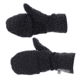DSG Outerwear Sherpa Fleece Flip Top Mitten - Womens, Black, Extra Large, 518630