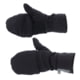 DSG Outerwear Sherpa Fleece Flip Top Mitten - Women's, Black, Extra Large, 518630