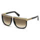 DSquared DQ0161 Sunglasses - Shiny Black / Gradient Green Frame Color