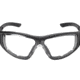 Duck Commander Sunglasses Closed Frame Black Clear Ballistic Lens, Black/Clear 65026