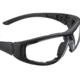 Duck Commander Sunglasses Closed Frame Black Clear Ballistic Lens, Black/Clear 65026