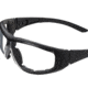 Duck Commander Sunglasses Closed Frame Black Clear Ballistic Lens, Black/Clear 65026