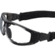 Duck Commander Sunglasses Closed Frame Black Clear Ballistic Lens, Black/Clear 65026