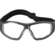 Duck Commander Sunglasses Closed Frame Black Clear Ballistic Lens, Black/Clear 65026