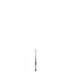 Duckett Fishing Jacob Wheeler Casting Rods, Med-Heavy Crankin, White, 7ft 6in, DFJW76MH-CC
