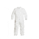 DuPont IC181S Tyvek IsoClean Coverall w/Elastic Wrists and Ankles, White, Large, Case of 25, IC181SWHLG00