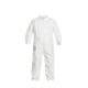 DuPont IC181S Tyvek IsoClean Coverall w/Elastic Wrists and Ankles, White, 4XL, Case of 25, IC181SWH4X00