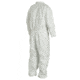 DuPont Tyvek 400 Coverall, Collar, Stormflap, Elastic Wrists/Ankles/ Waist, Serged Seams, White, Medium, Case of 25, TY125SWHMD00