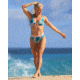 Body Glove Flor Nove Marlee Reversible High-Waist Bikini Bottom - Flor Nove / Sea Mist 5E55B75E, L, Flor Nove / Sea Mist, 39-632150-FlorNove-SeaMist-L