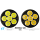 EAGTAC MX30L3-CR Base Flashlight, 6 Nichia 219C CRI92 4000K LED, 3850lm, Black, MX30L3CR-6*219C-BASE-NW