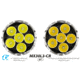 EAGTAC MX30L3-CR Base Flashlight, 6 Nichia 219C CRI92 4000K LED, 3850lm, Black, MX30L3CR-6*219C-BASE-NW