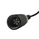 Earmor Tactical PTT for MIL PRC Radio Applications, Tactical Black, M51-MIL