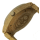Earth Wood Cherokee Bracelet Watch w/Magnified Date, Khaki/Tan, One Size, ETHEW3401