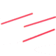Ed Brown Products Fiber Optic Replacement Rod, 1.25in, 3 Pieces, Red, 1620-ROD-RED