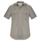 Elbeco California Highway Patrol Short Sleeve Heavyweight Poly/Wool Shirt - Mens, 17.5 in, Silver Tan, 7157N-17.5
