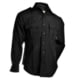 Elbeco Distinction Long Sleeve Shirts, Black - 841N-18-37
