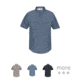 Elbeco DutyMaxx Short Sleeve Poly/Rayon Stretch Shirt - Mens, French Blue, Gray, Medium Blue, Navy, Silver Tan, White