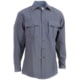 Elbeco Textrop2 Zippered Long Sleeve Polyester Shirt - Men's, French Blue, 18 in, 37 in, Z319N+18-37