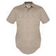 Elbeco La County Sheriff 65/35 Poly/cotton Twill Ss Shirt, Silver Tan - 4530-4XL