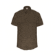 Elbeco TexTrop2 Zippered Short Sleeve Polyester Shirt - Mens, 22 in, Brown, Z3315N-22