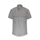 Elbeco TexTrop2 Zippered Short Sleeve Polyester Shirt - Mens, 15.5 in, Gray, Z3311N-15.5