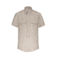 Elbeco TexTrop2 Zippered Short Sleeve Polyester Shirt - Mens, 15.5 in, Silver Tan, Z3312N-15.5