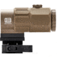 EOTech G-Series 5x Magnifier w/STS Mount, Tan, G45.STSTAN