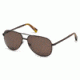 Ermenegildo Zegna EZ0027 Sunglasses - Matte Dark Bronze Frame Color