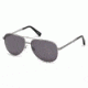 Ermenegildo Zegna EZ0027 Sunglasses - Shiny Dark Ruthenium Frame Color
