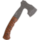 Esee Gibson Axe, 10.5in Overall, 3in Black Stonewash 1095Hc Steel Axe Head With 4.5in Cutting Edge, Brown Finger Grooved Micarta Handle, Brown Leather Sheath, Brown, GIBSON AXE