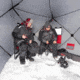 Eskimo 3HD, Pop-Up Portable Shelter, No-Trip Door, Red/Black, 3-Person, 46075