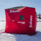 Eskimo 3HD, Pop-Up Portable Shelter, No-Trip Door, Red/Black, 3-Person, 46075