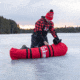 Eskimo 3HD, Pop-Up Portable Shelter, No-Trip Door, Red/Black, 3-Person, 46075