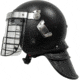 ExecDefense USA Terminator-X Riot Helmet, Matte Black, Universal Size, EDX-074C