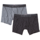 ExOfficio Give-N-Go Sport 2.0 Boxer Brief 6 2Pk - Mens, Black/Steel Onyx, Extra Large, 12413450-9628-XL