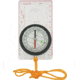 Explorer Base Plate Compass, Measures 4 1/4in X 2 3/8in, Clear Acrylic Construction With Black Trim, Rotating Bezel, Metric Scale, Built-In Magnifying Glass, Gold Cord Lanyard, DC45-5A