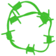 Extreme Barbwire Silencers, Green 9 in. 4 pk. BRBWR-GN