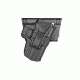Scorpus Model M24 Belt Holster for Glock 17/19/22/31/41/43, CZ 75, SIG Sauer P226, H&amp;K USP 9mm, Colt M1911,  W/Level 2 Retention, Belt, Ambidextrous, Black, SC-24BG9RB