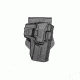 FAB Defense Level 1 Retention OWB Belt/Paddle Holster, S&amp;W M&amp;P 9/.40 Full Frame and Pro Models, Ambidextrous Hand, Black, SC-MP9B