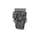 USED, Scorpus M1 Level II Retention OWB Belt/Paddle Holster, Glock 20/Glock 37/Glock 29/Glock 38/Glock 30/Glock 36/Glock 39/Glock 21/Glock 40, Left Hand, Matte, Black, SC-G21RLHB