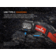 Fenix Lighting HL18R-T V2.0 Lithium Ion 800 Lumens Luminus SST25 white LED, SST20 CRI80 LED, 2835 LED Headlamp, Black, HL18RTV2BK