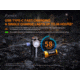 Fenix Lighting HM50R V2.0 Lithium Ion 700 Lumens Cree XP-G3 S4 LED Headlamp, Black, HM50V2BK