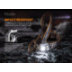 Fenix Lighting HP16R 1250 Lumens Luminus SST40 LED, Cree XP-G3 S4 LED, 2835 LED Headlamp, Gray, HP16RXBK
