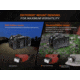 Fenix Lighting HP35R SAR Lithium Ion 4000 Lumens XHP70 LED, Luminus SST20 LED Headlamp, Black, HP35RXSR