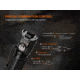 Fenix Lighting TK25R Lithium Ion 3600 Lumens Luminus Cree11 lig XHP50.3-LED Flashlight, Black, TK25RTCBK