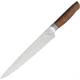 Ferrum Reserve Carver Kitchen Knives, 13.5in Overall, 9in Satin High Carbon SS Blade, Reclaimed Hardwood Handle, SS Bolster, RSRV-CARV-0900