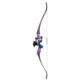 Fin-Finder Bank Runner Recurve Winch Pro Package, 35lbs, RH, Purple, 81384